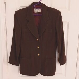 Vintage 100 % Wool Winter blazer
